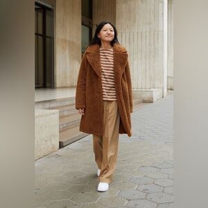 Uniqlo Brown Teddy Jacket
